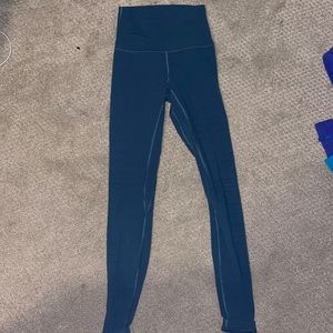 Lululemon size 2 align blue leggings. Full length